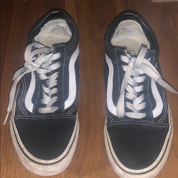 black vans size 7 womens